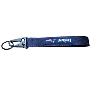 New England Patriots Blue Keychain Lanyard
